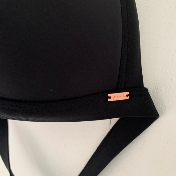 VS Pink triangle push up swim top-small - Picture 3 of 7